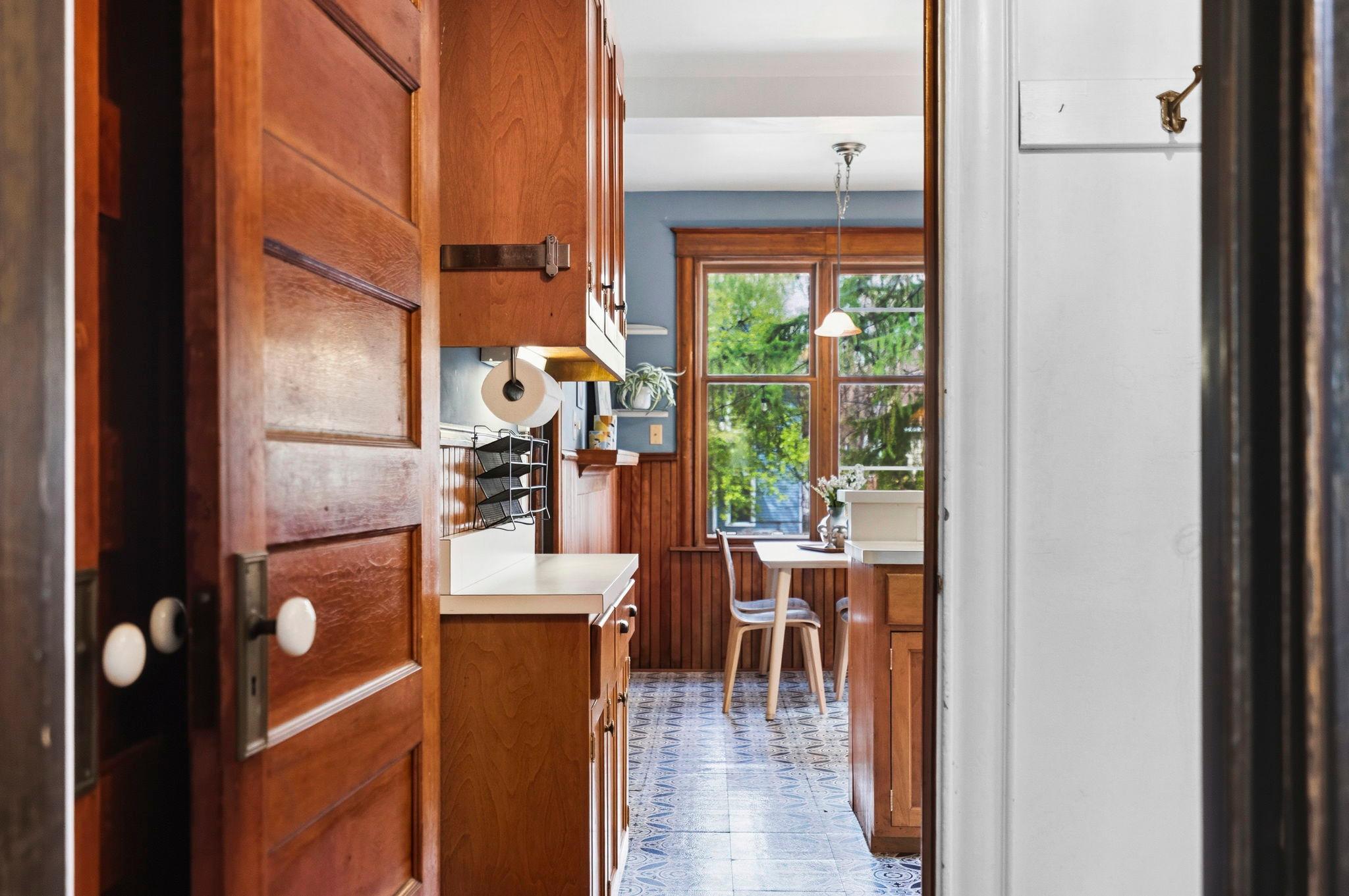 Hallway View to Kitchen