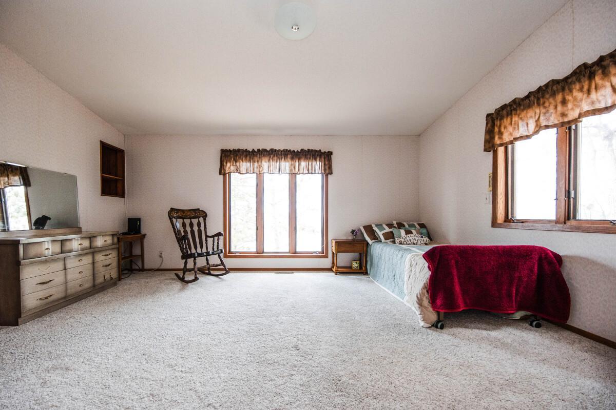 Primary BR with Lake Views