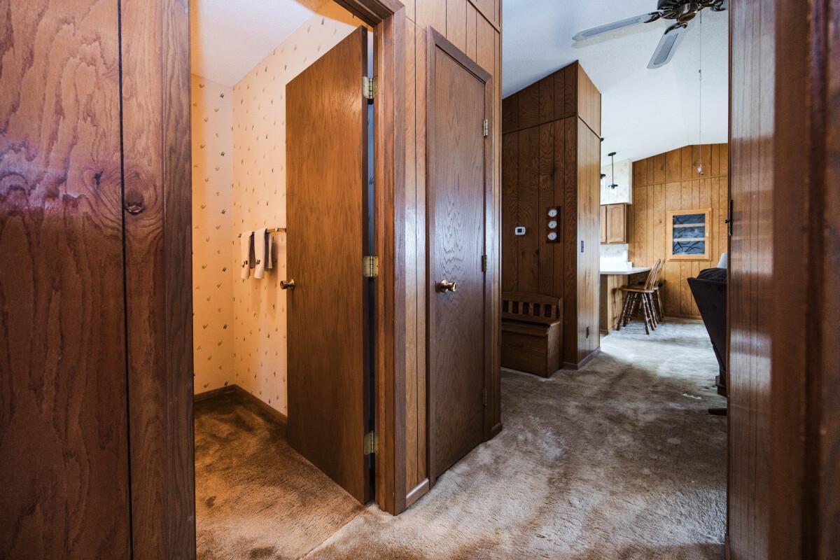Hallway to Powder Room