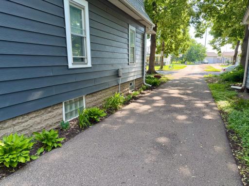Side of Home/Driveway