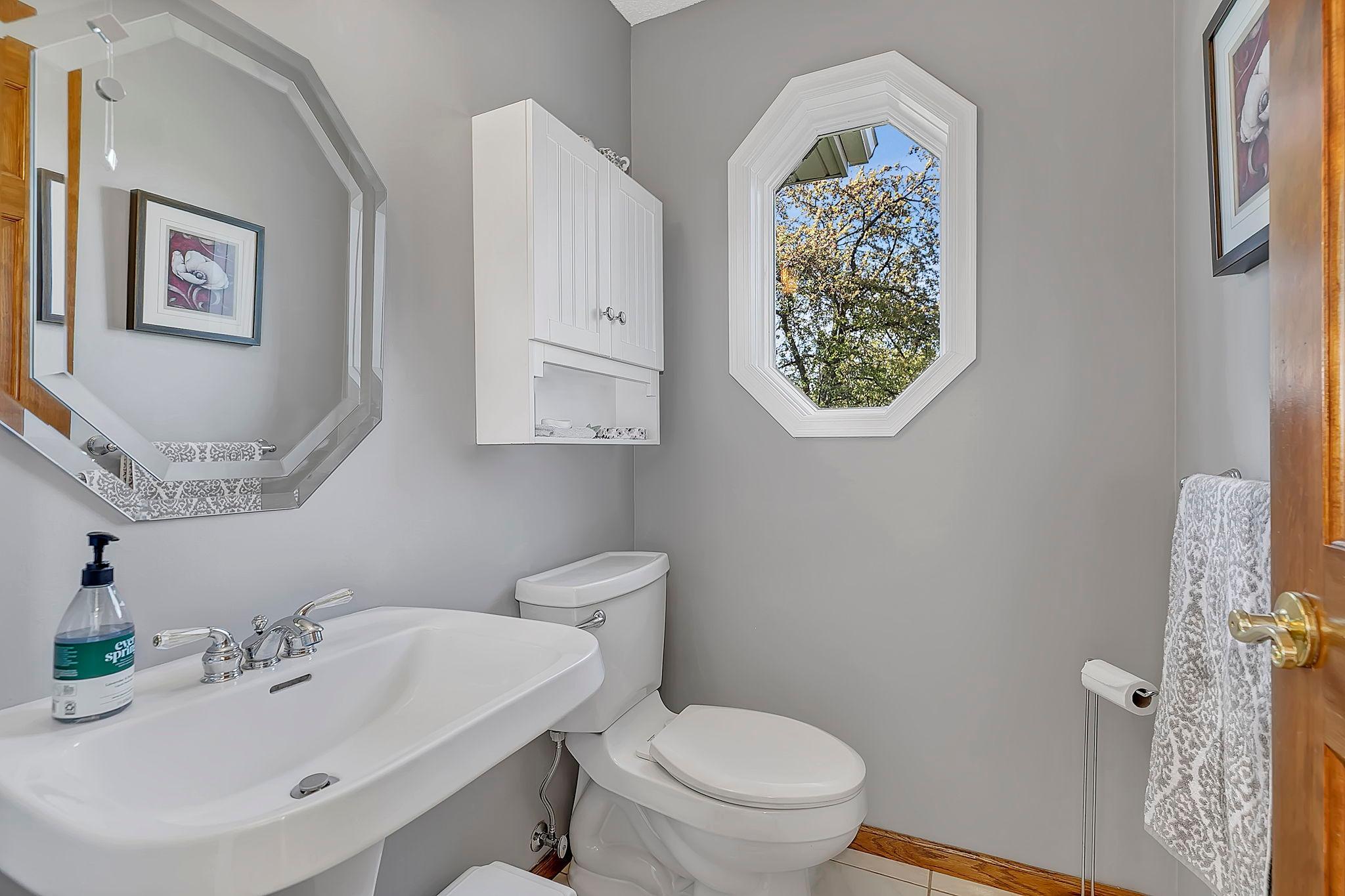Half bathroom - main level