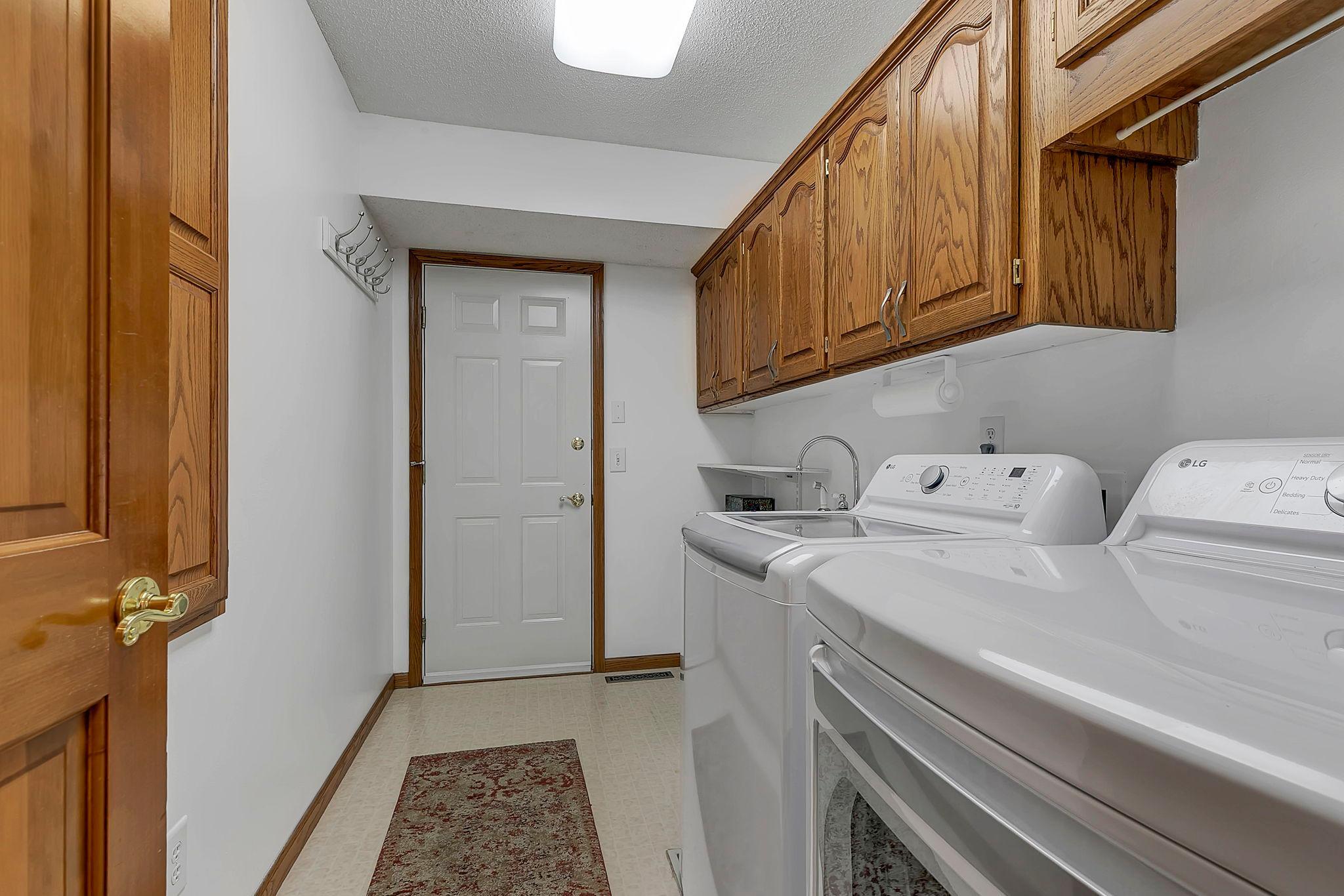 Convenient Laundry Room - main level