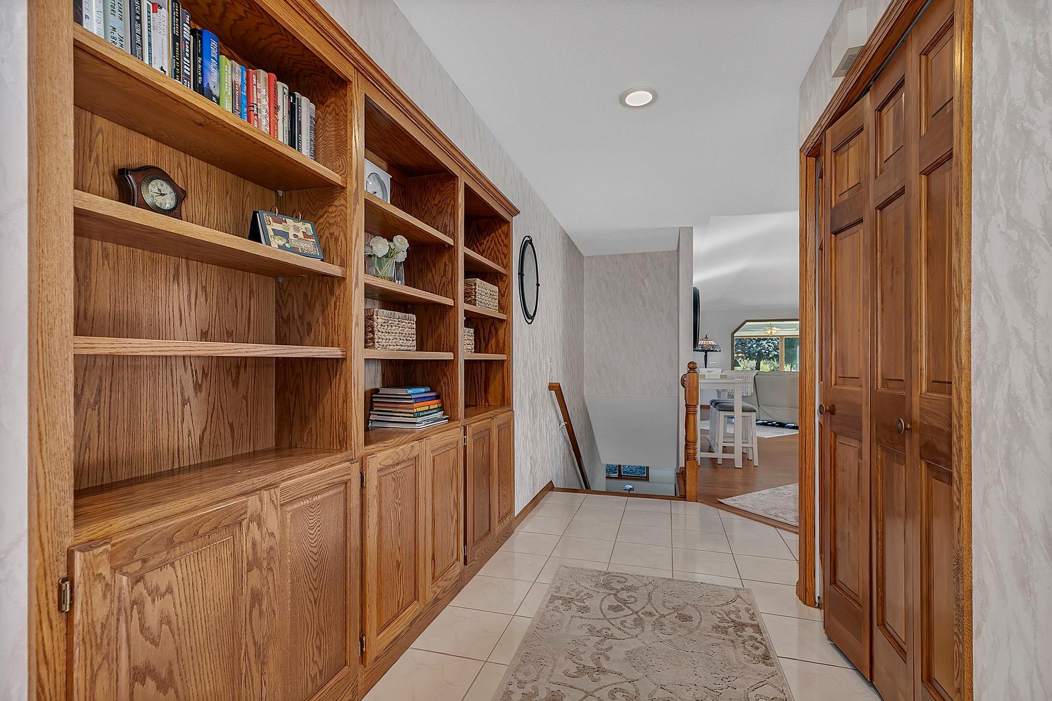 Foyer with Tiled Floors - main level