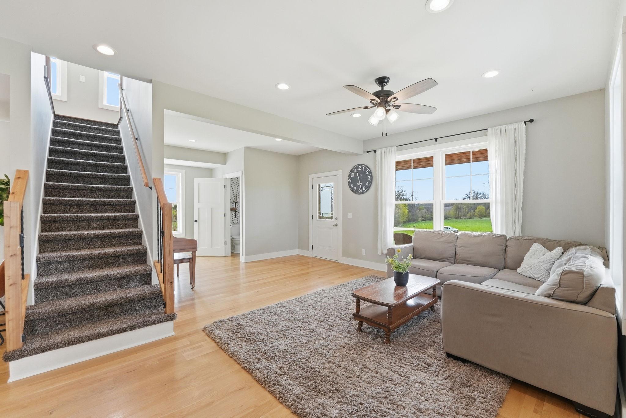 Cozy sitting Room just off the kitchen! Great space for relaxing or entertaining!