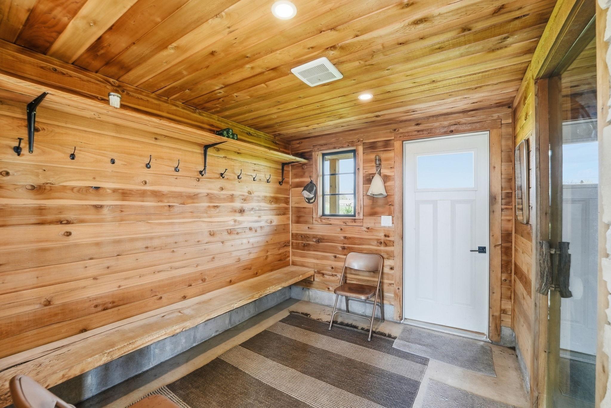 Sauna Changing Room