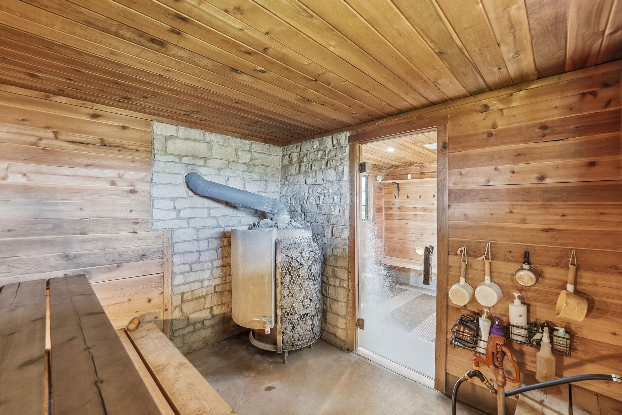 Wood Buring Sauna!