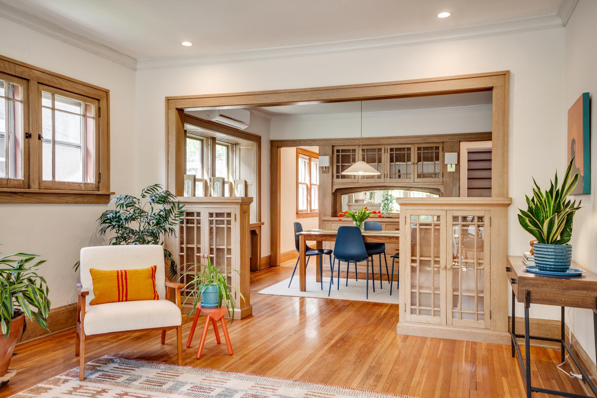 Beautifully handcrafted built-in bookcases
