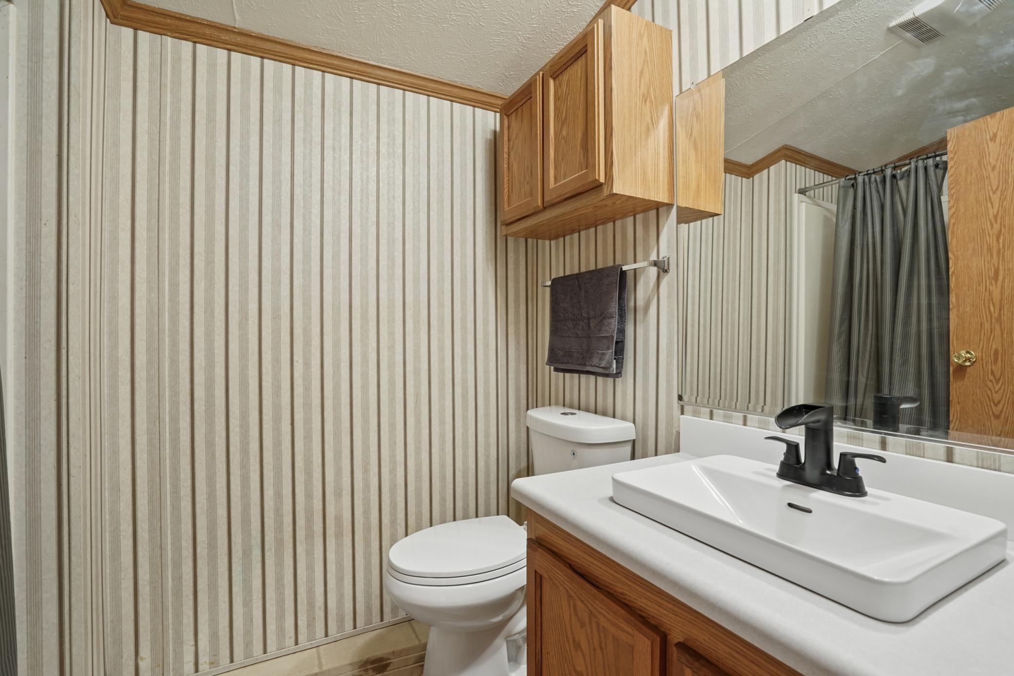Bathroom across from Bedroom 2
