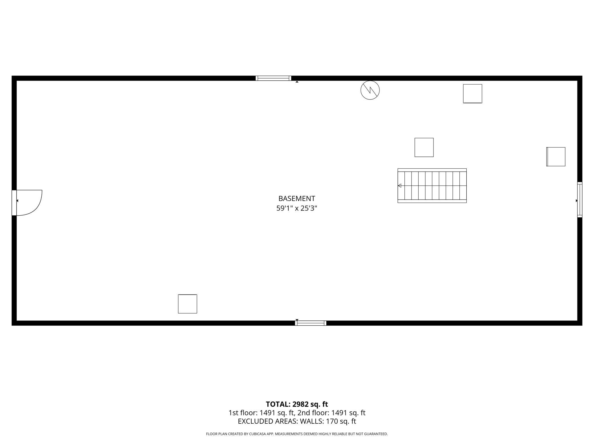 Unfinished Lower Level