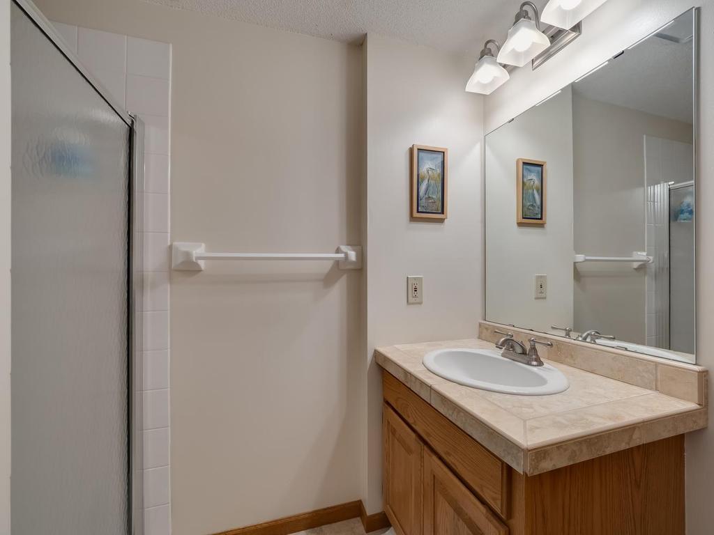 Lower level 3/4 bath