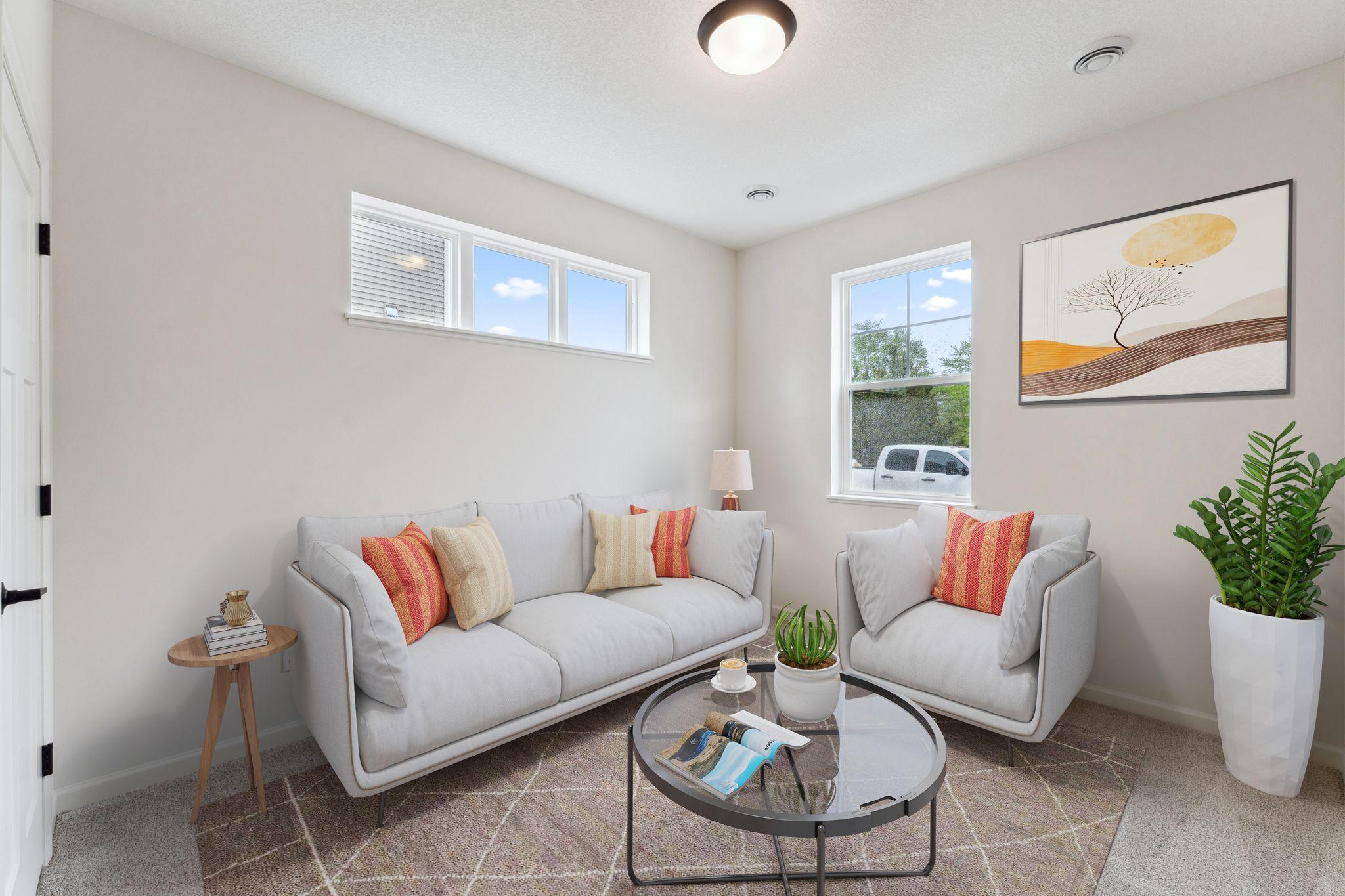 Recreation Room - Virtually Staged