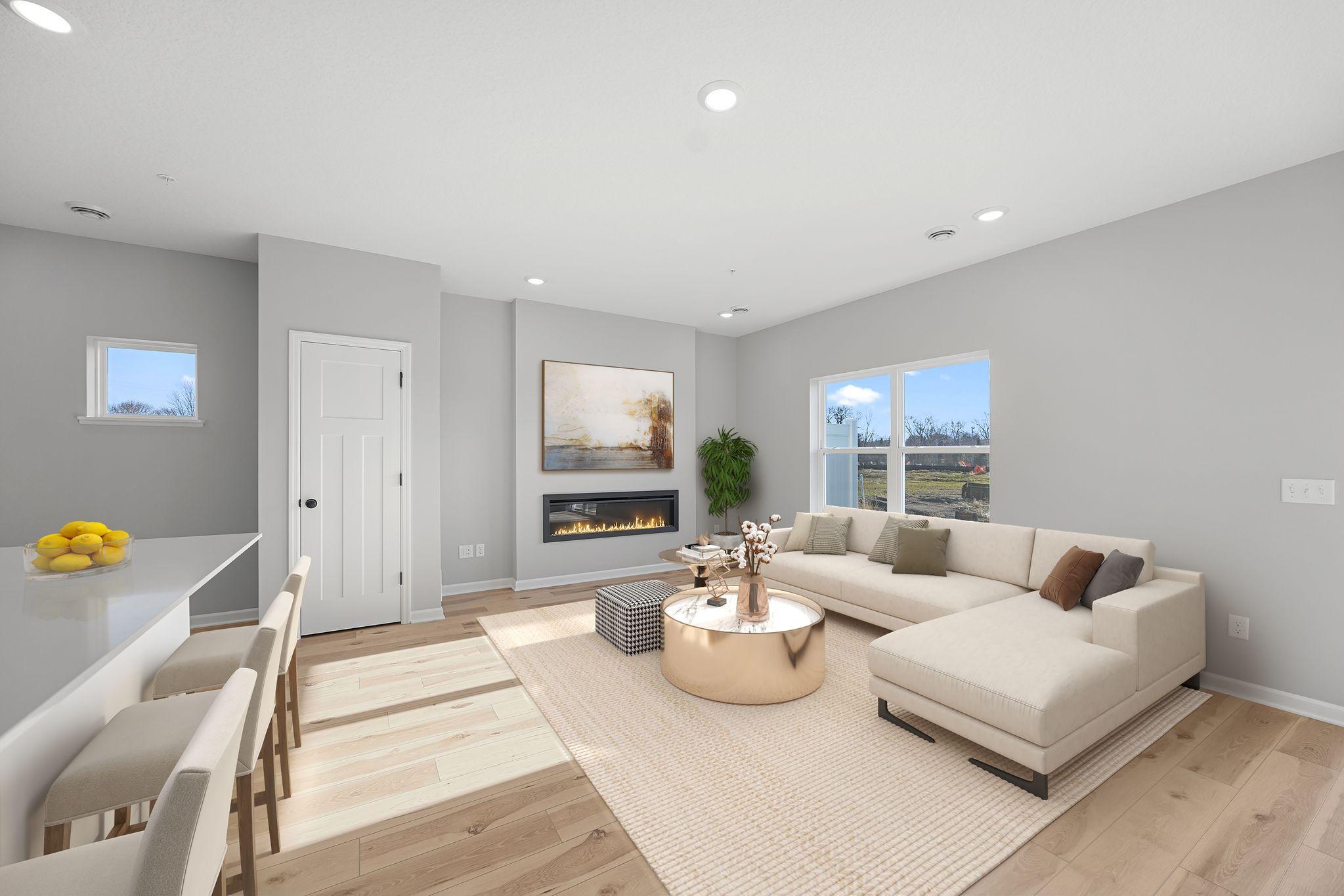 Family Room - Virtually Staged