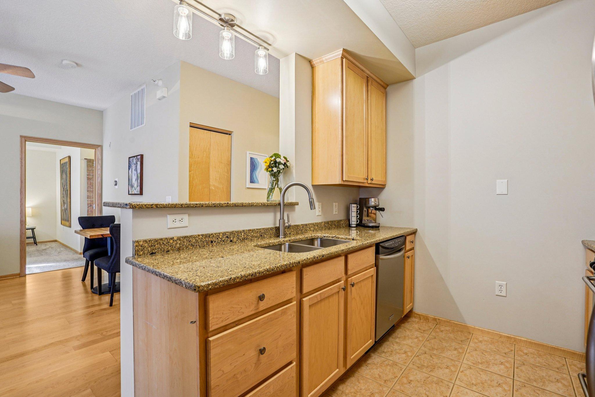 Kitchen with dishwasher