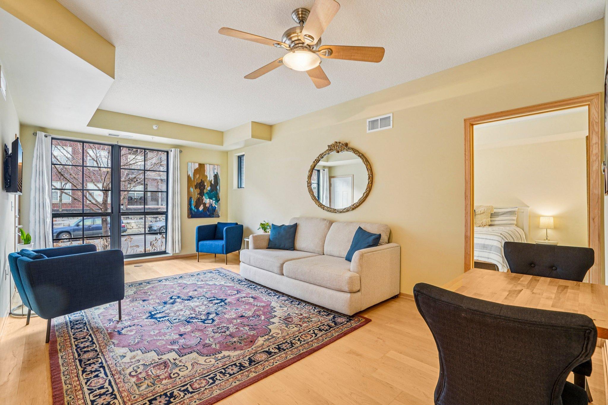 Spacious Living/Dining Room