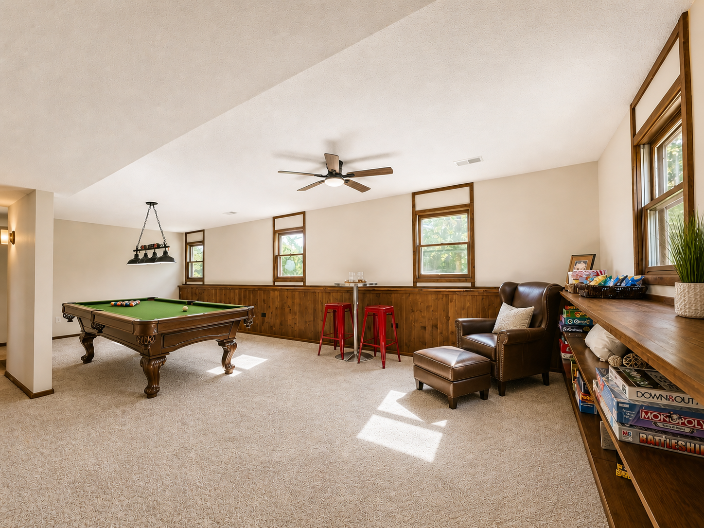 Family Room Entertainment Area