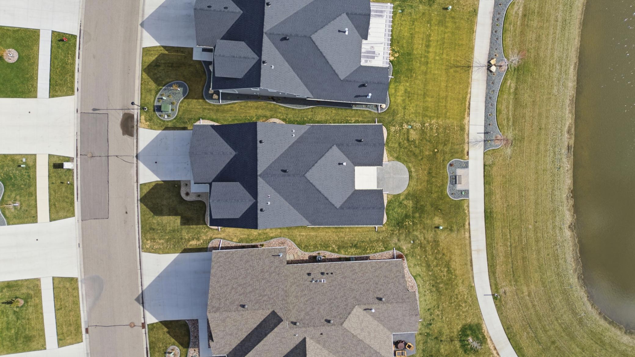 Birds Eye View of Lot