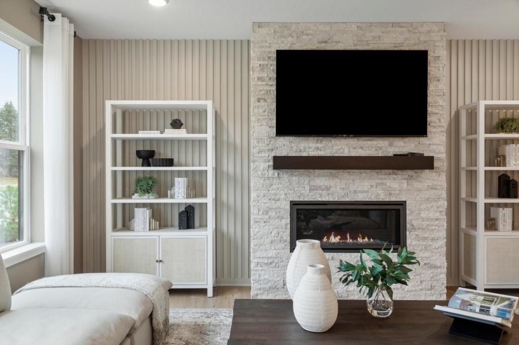Fireplace can be Electric or Gas