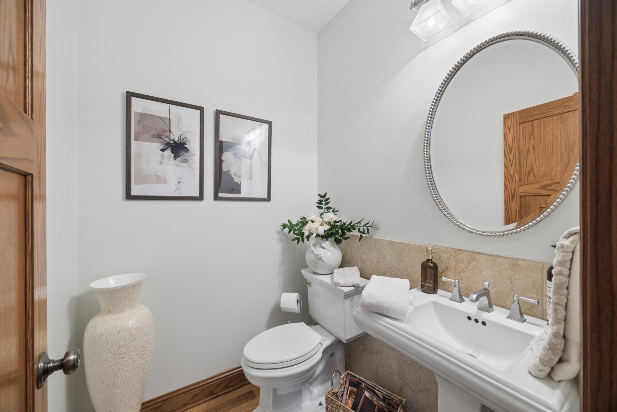Main level 1/2 bath.