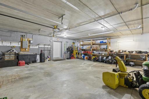 Lower-Level Garage with access to the rear yard and lower level of the home.