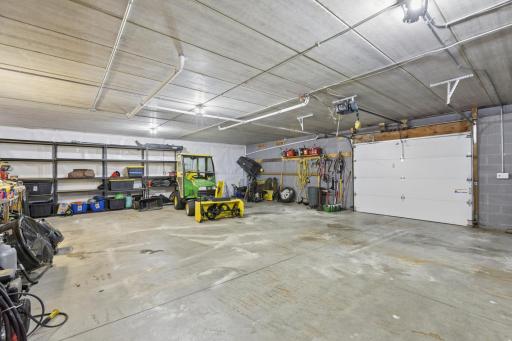 Lower-Level Garage Perfect for your workshop.