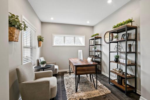 Main level office when you enter the front door
