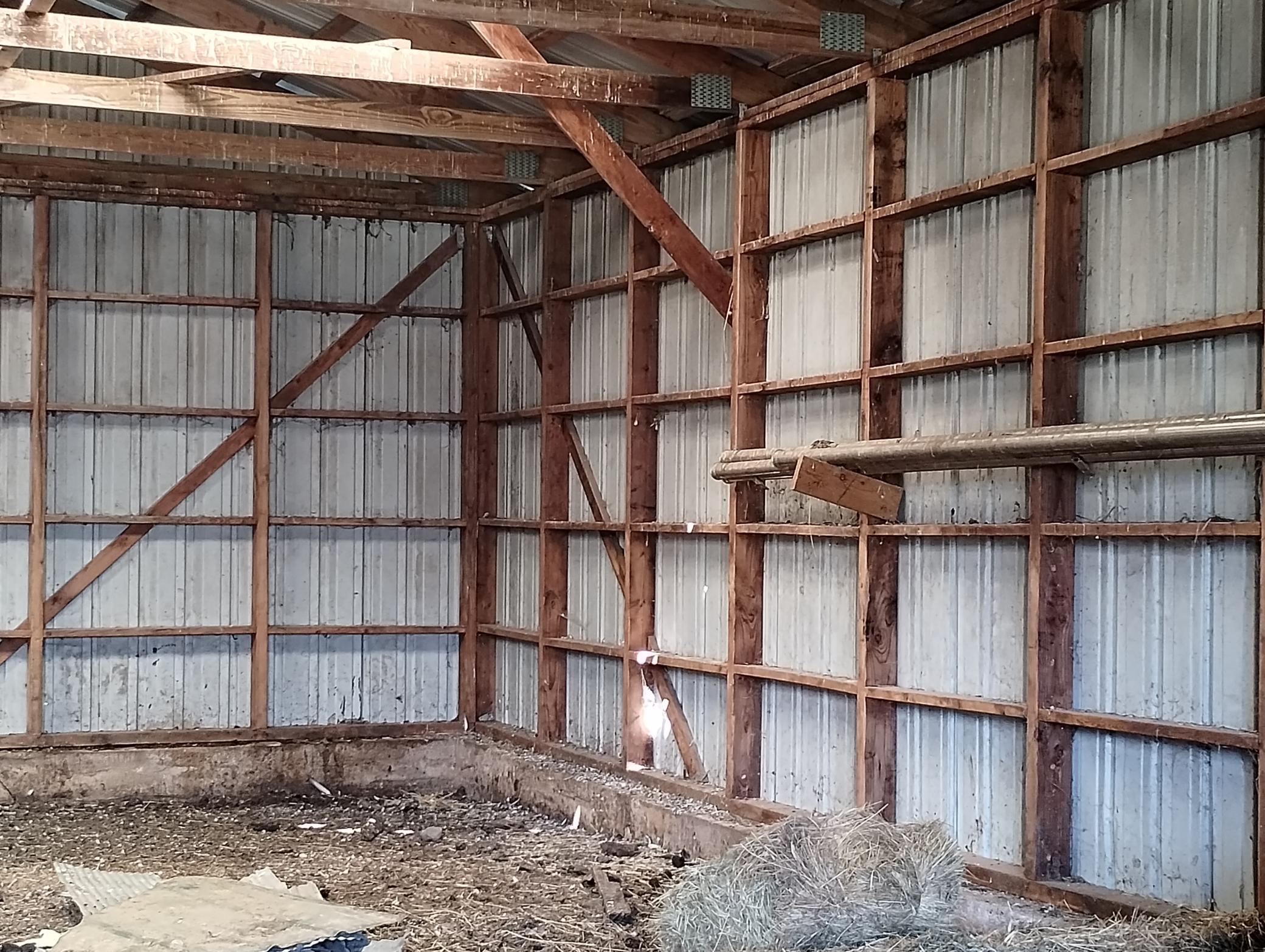 48x98 stick built shed