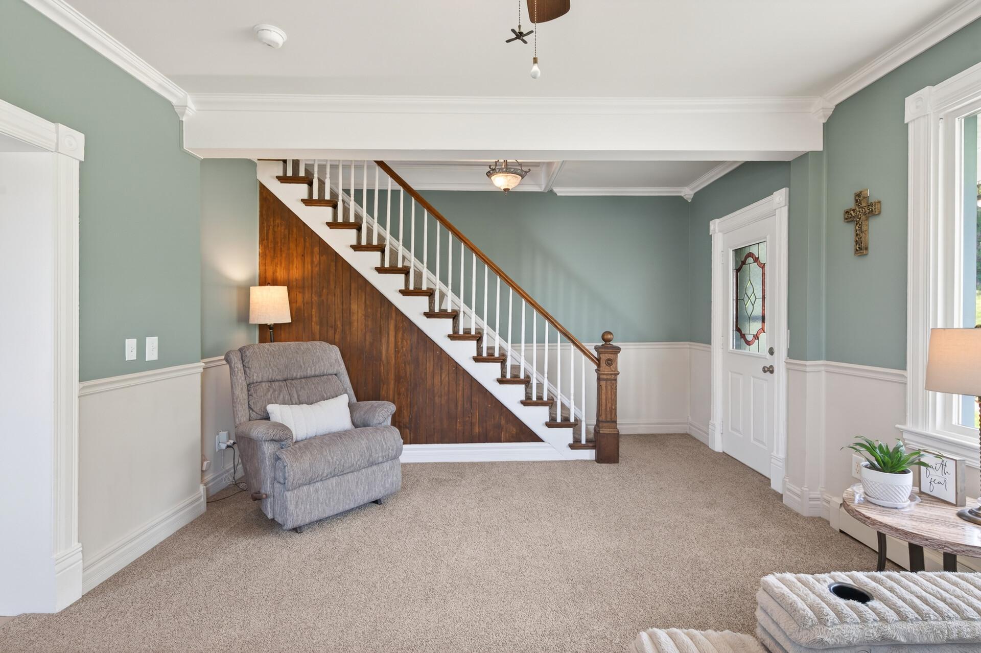 stairs leading upstairs