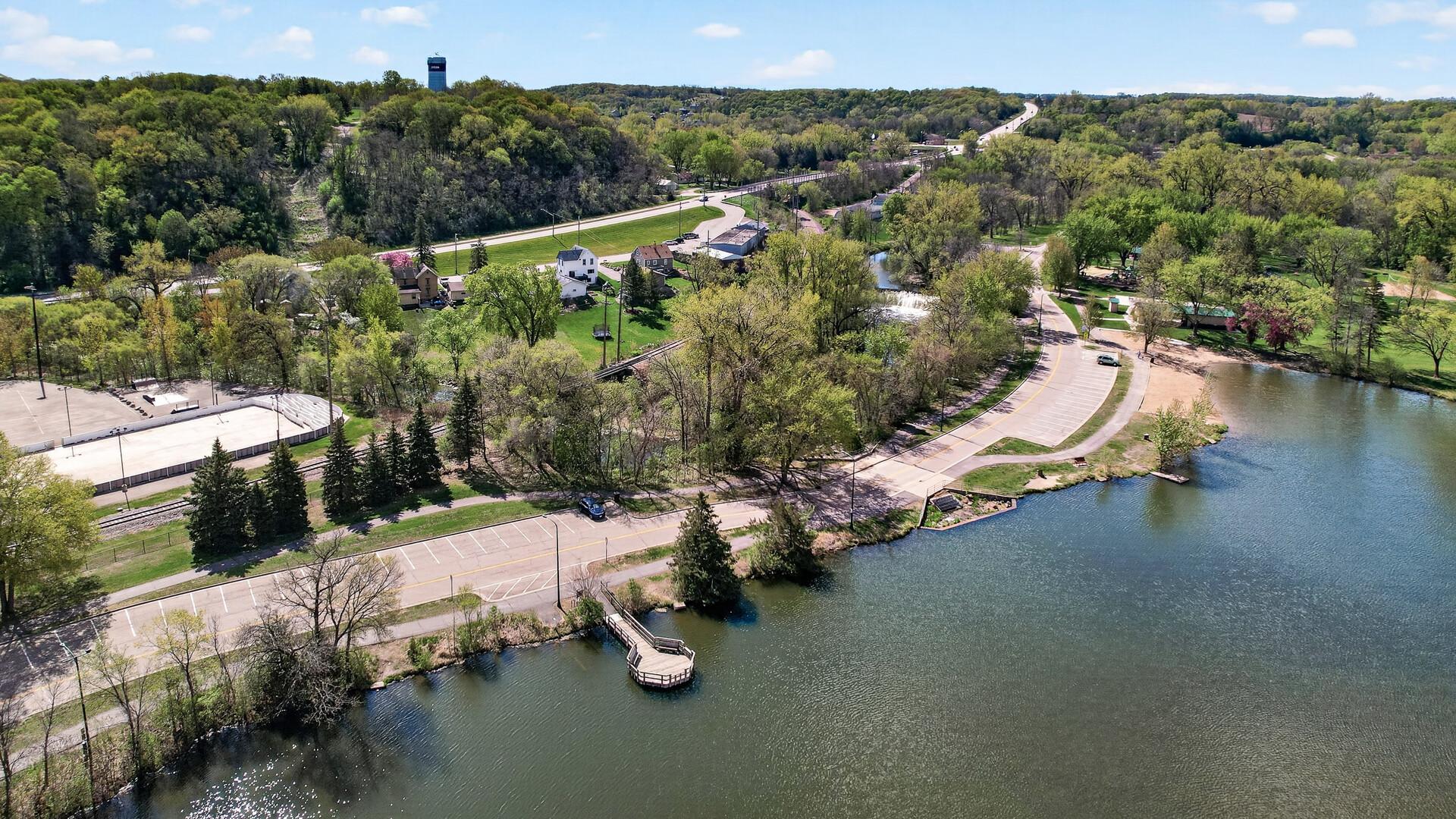 Lagoon Park and fishing nearby at the Mill Pond!