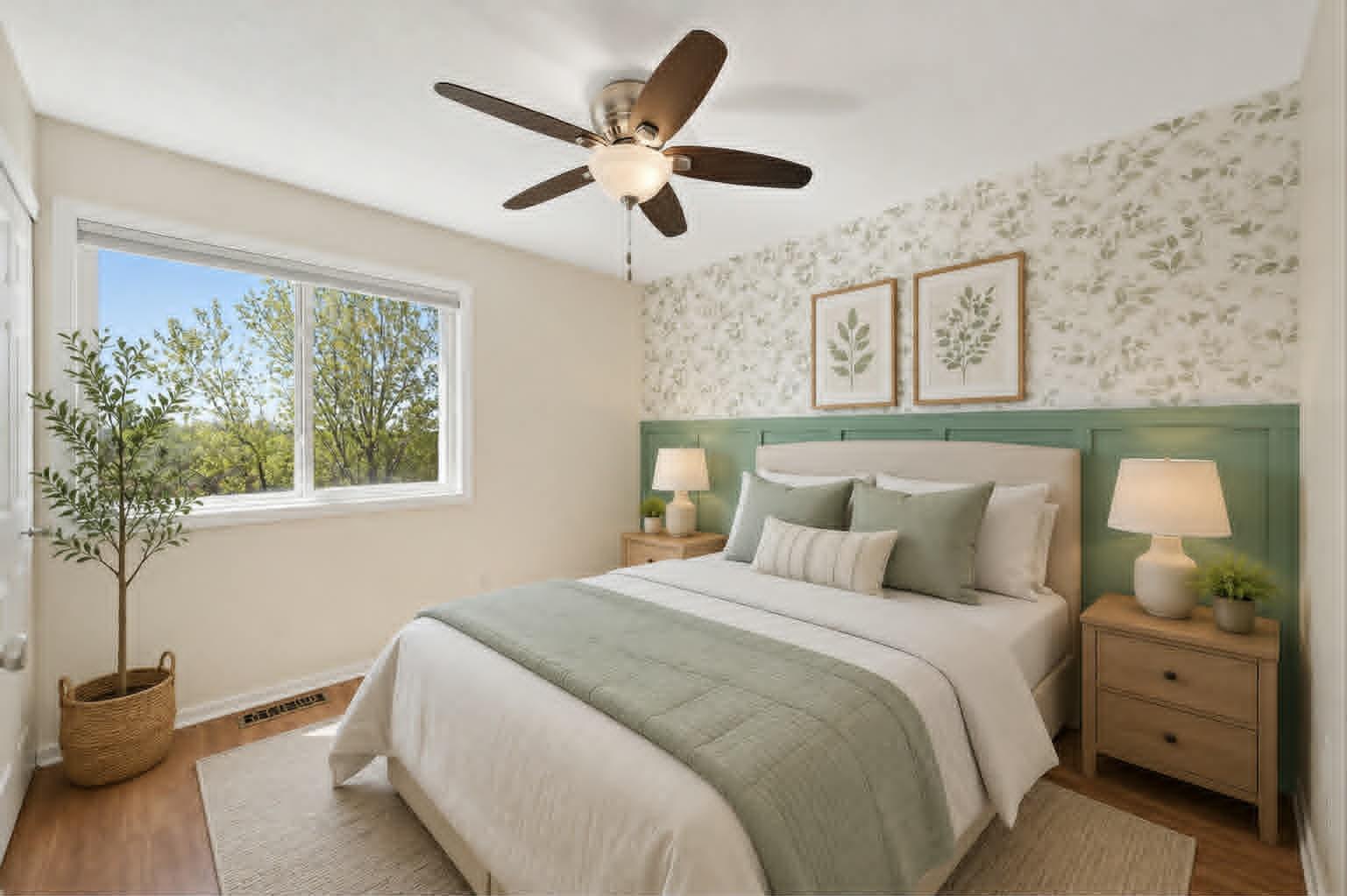 Virtual staging bedroom#2