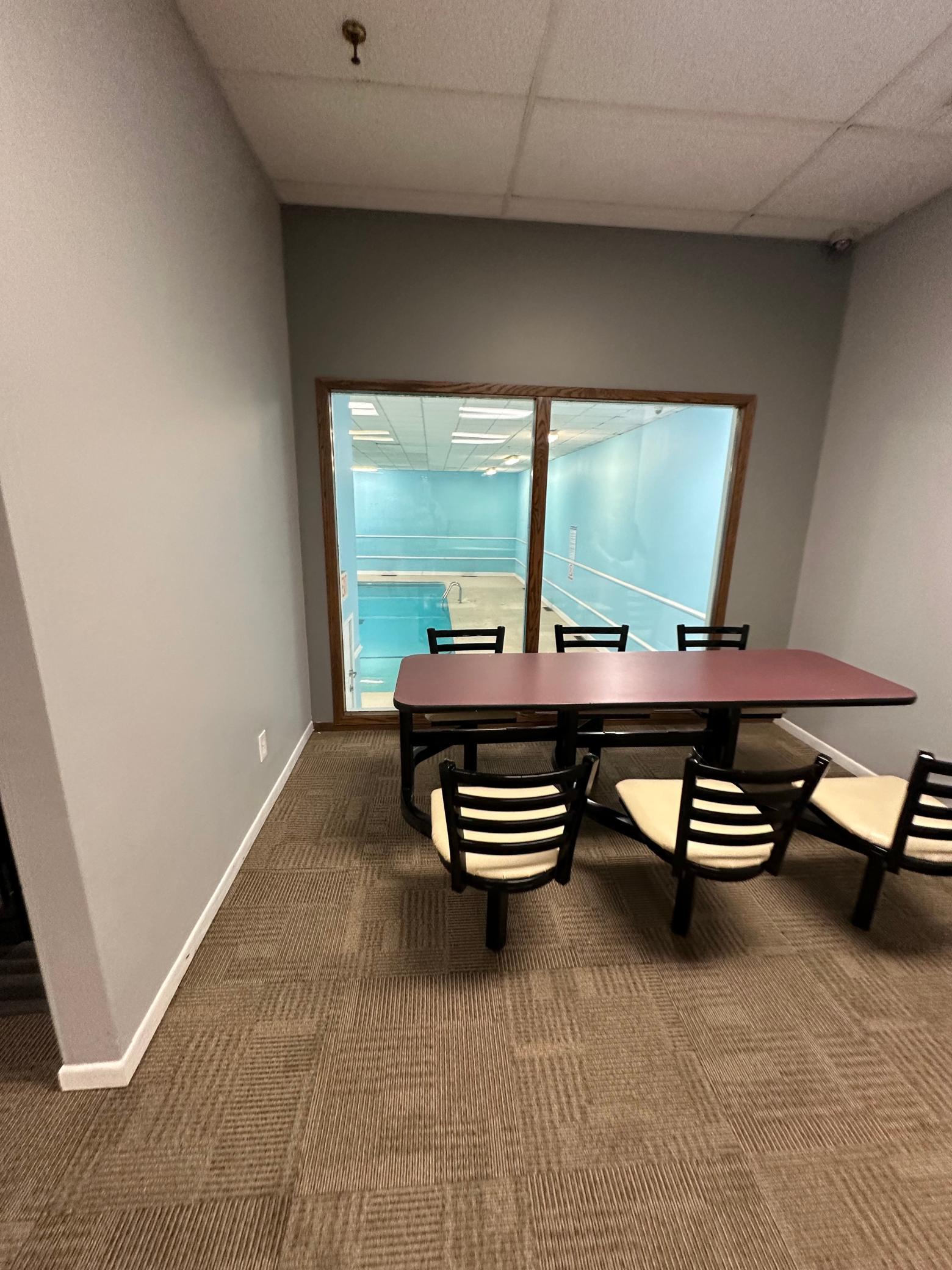View of pool from Community Room
