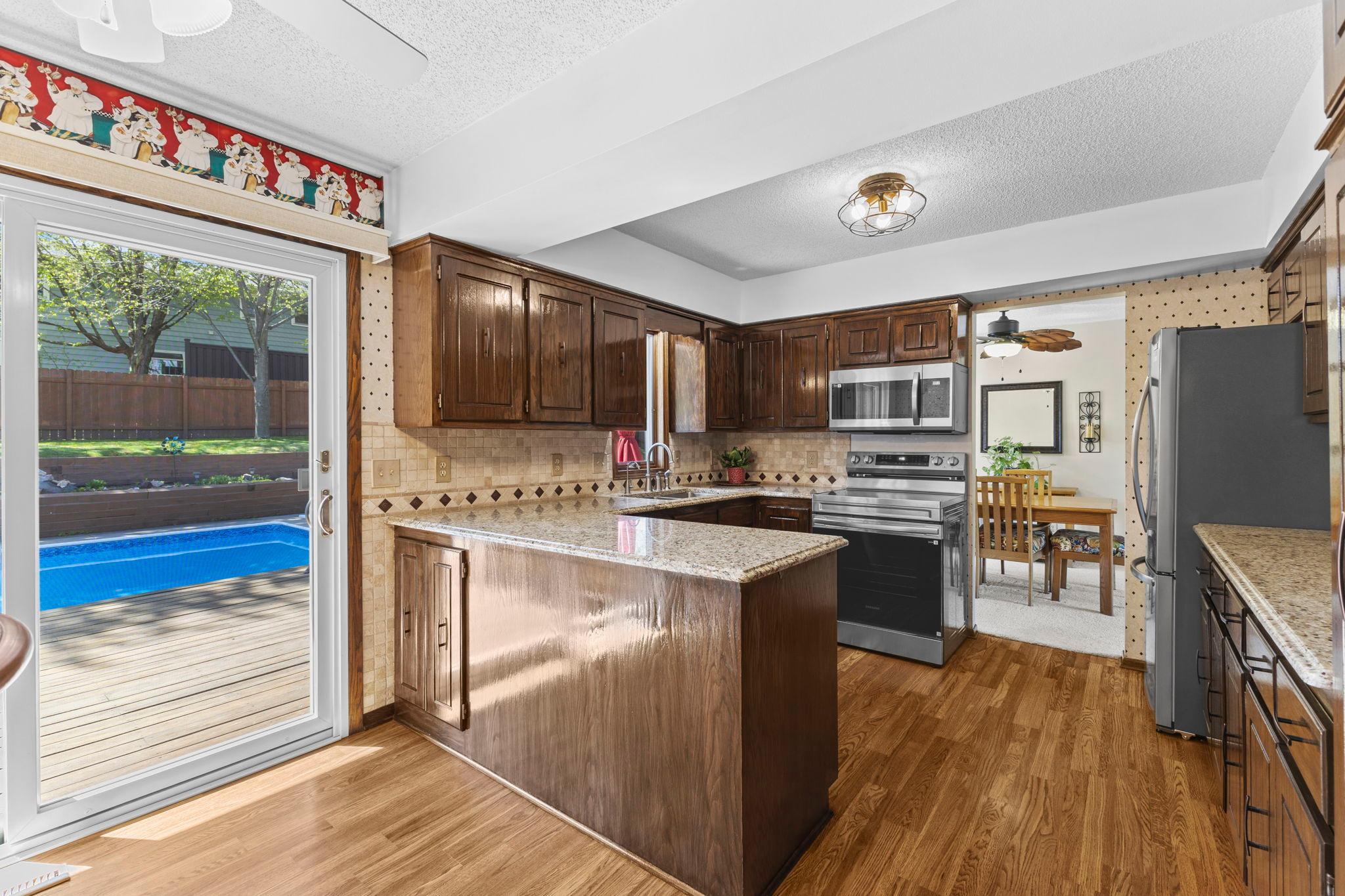 Head into your gorgeous updated kitchen!