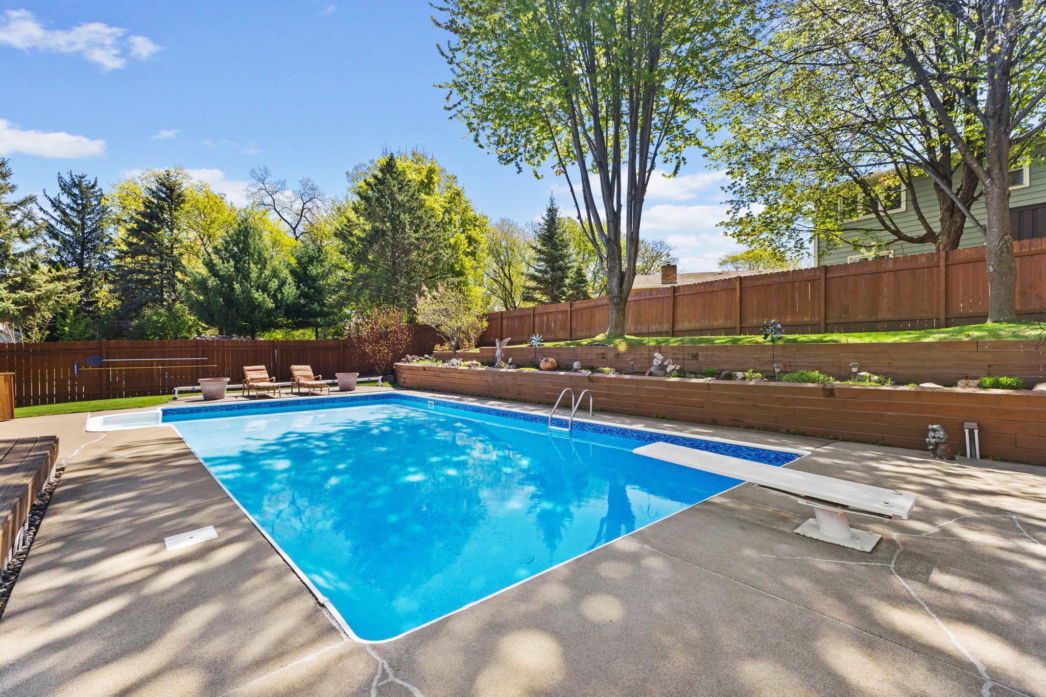 With a statement curb appeal and your private OASIS backyard!