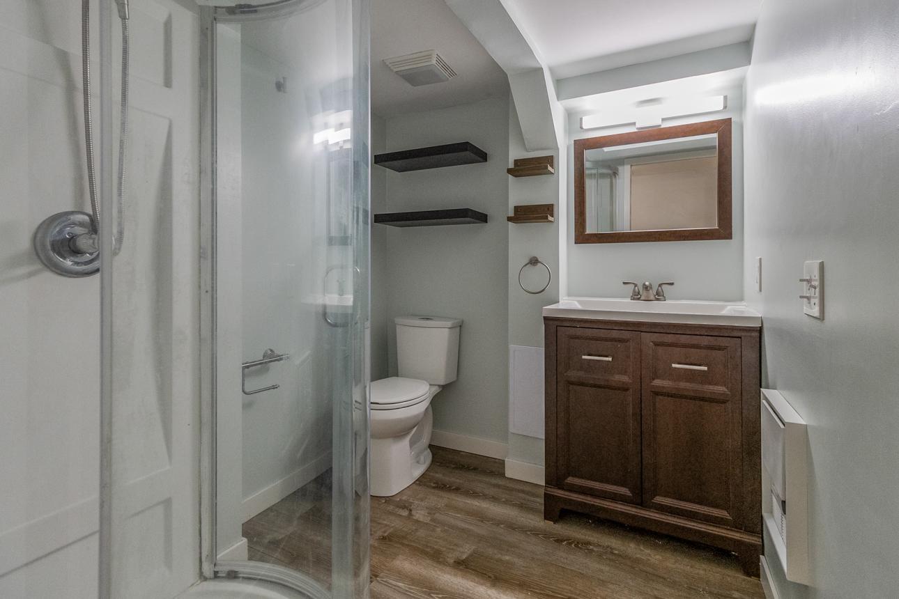 3/4 Bath room lower level