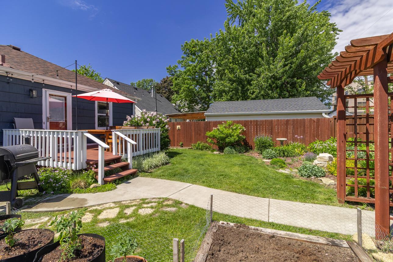 Fenced in Back Yard
