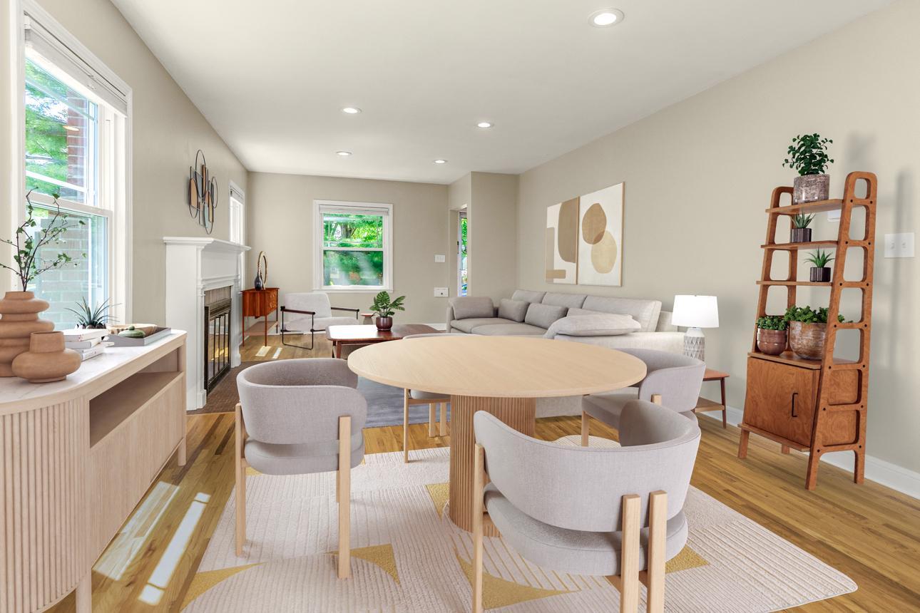 virtually stage Dining Room
