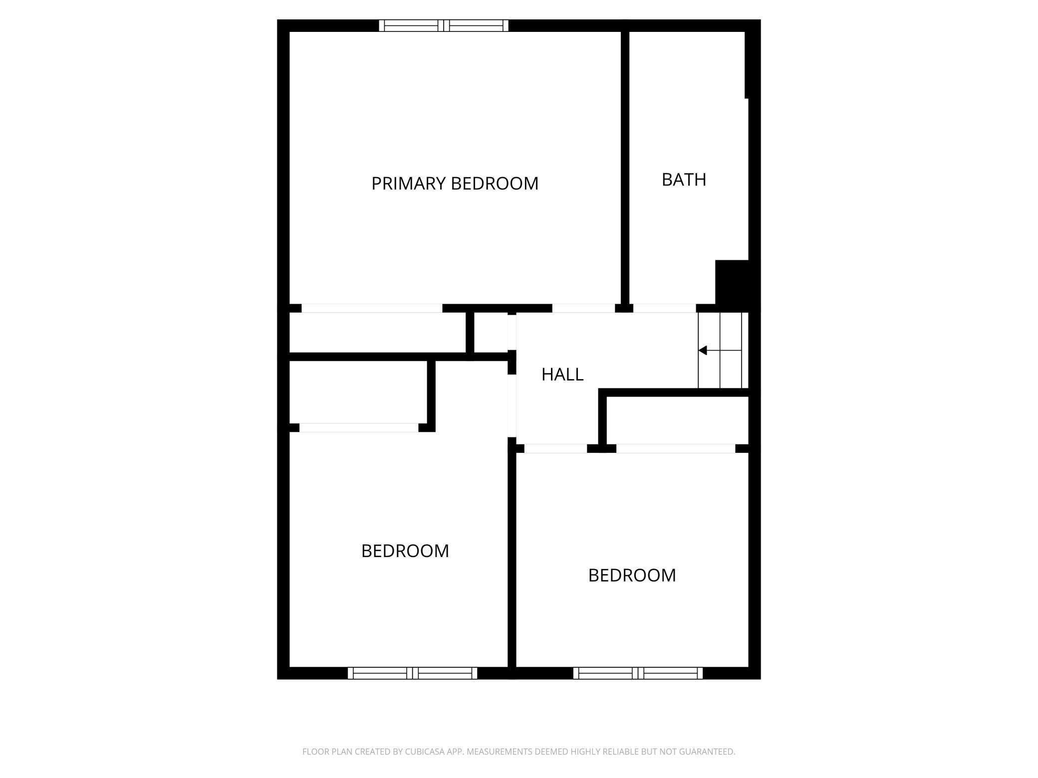 Upper floor layout