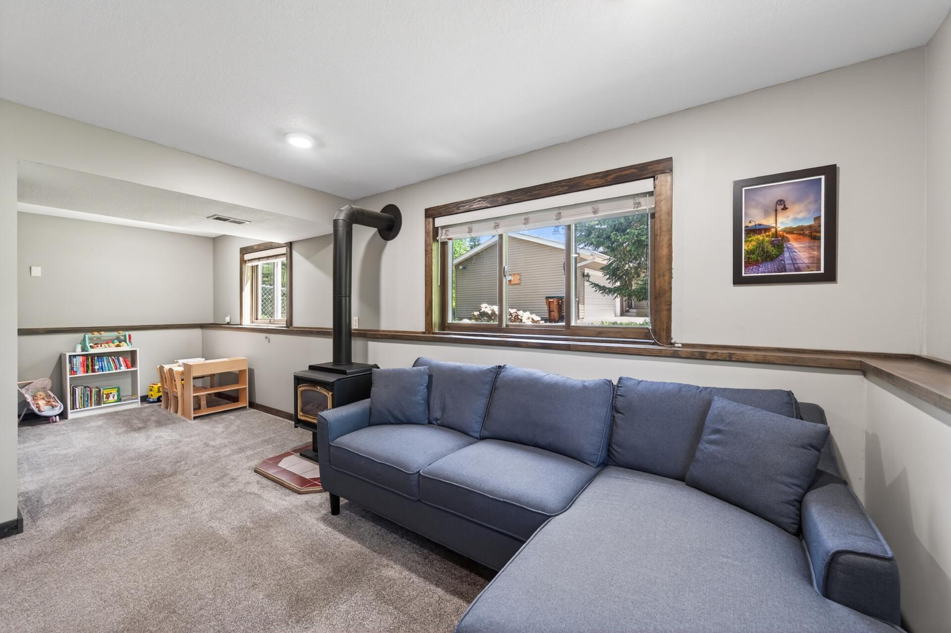 Huge entertaining space, what would you put here?