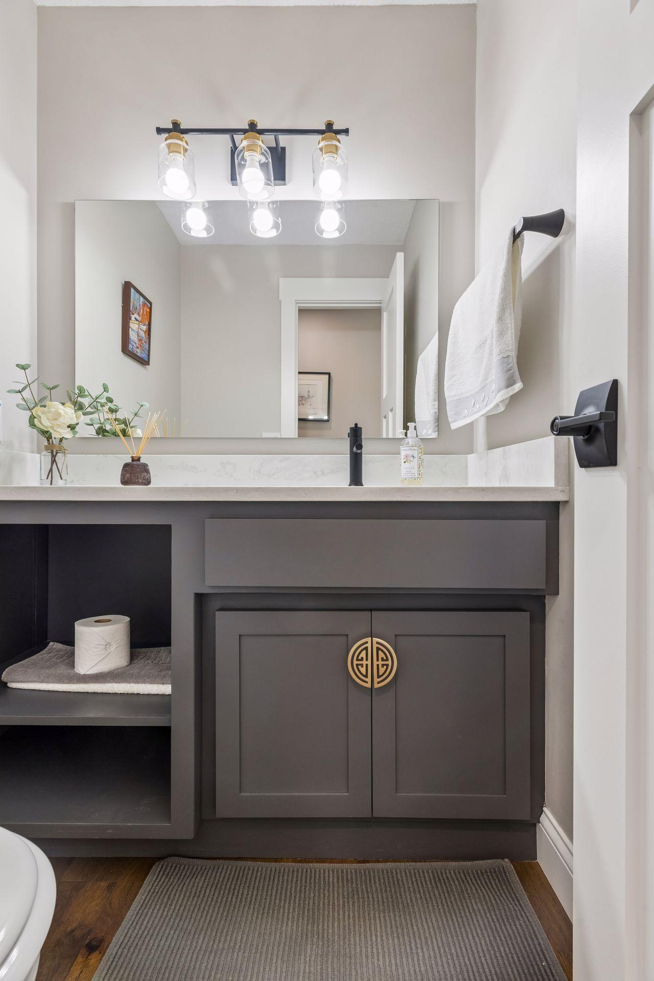 Main floor powder room