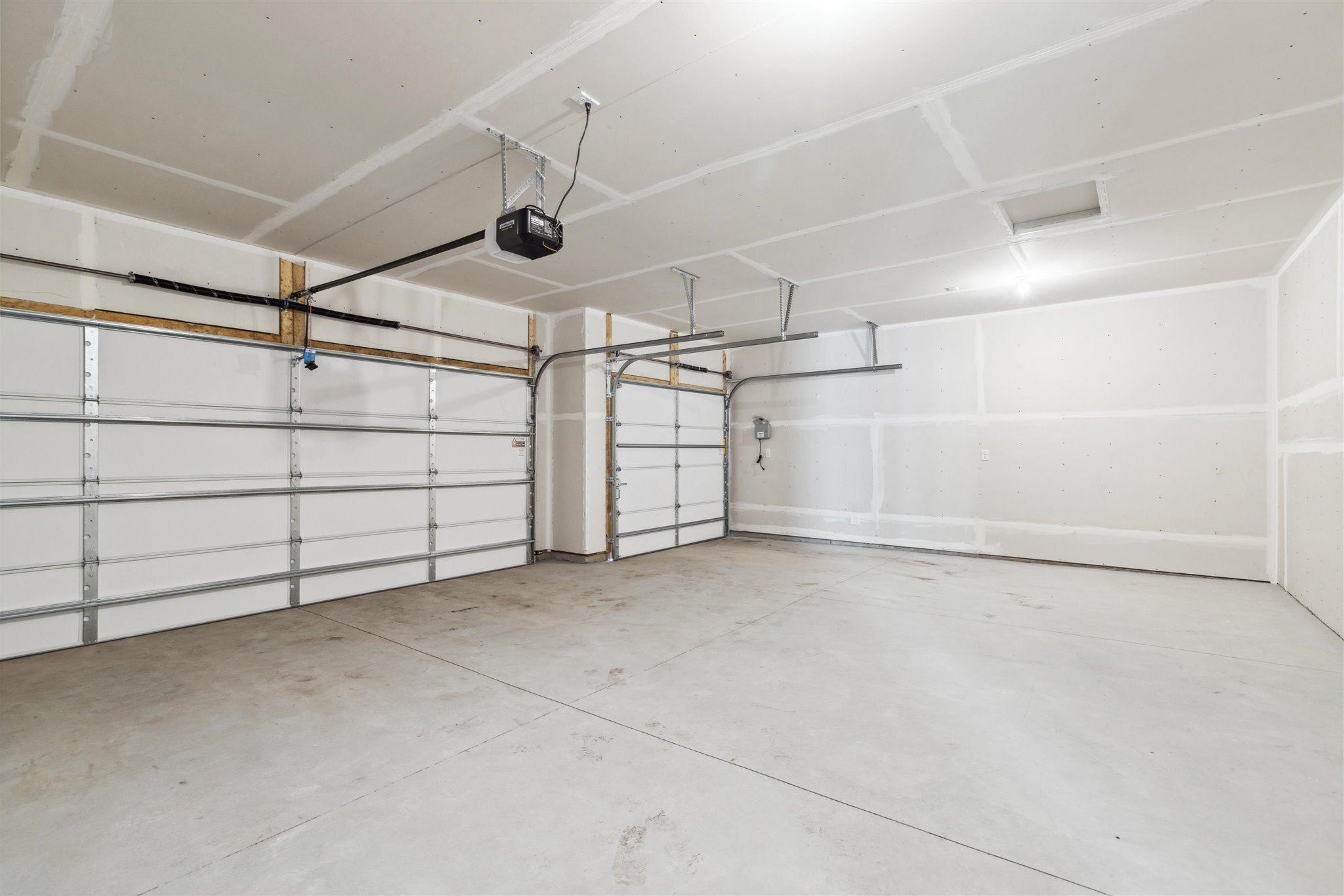 A 3-car garage comes standard with the house!