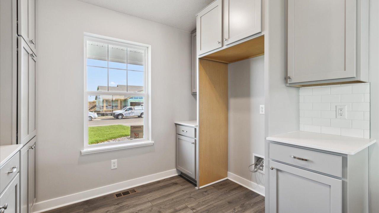 A kitchen window to brighten up the space!