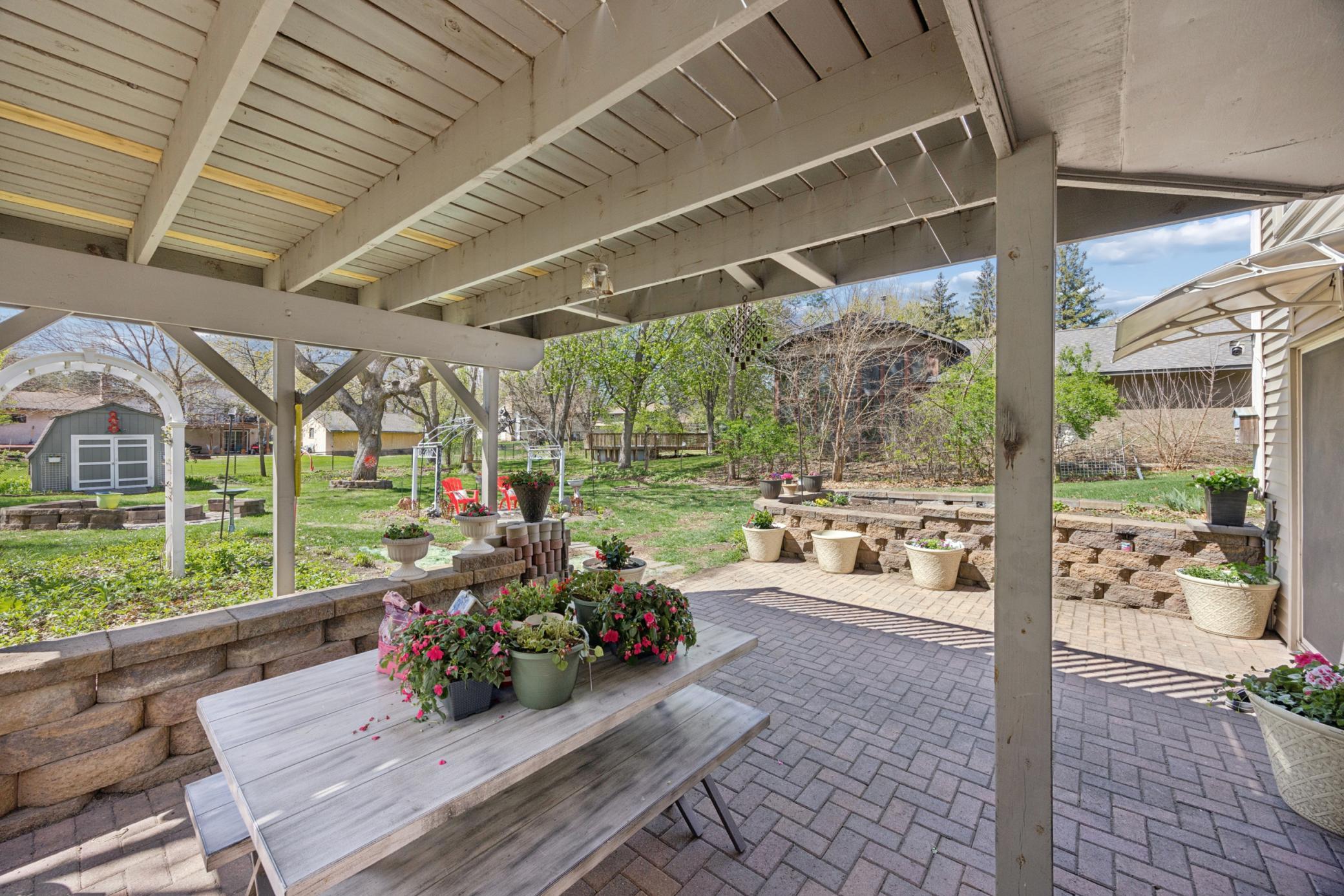 Nice Sized Patio