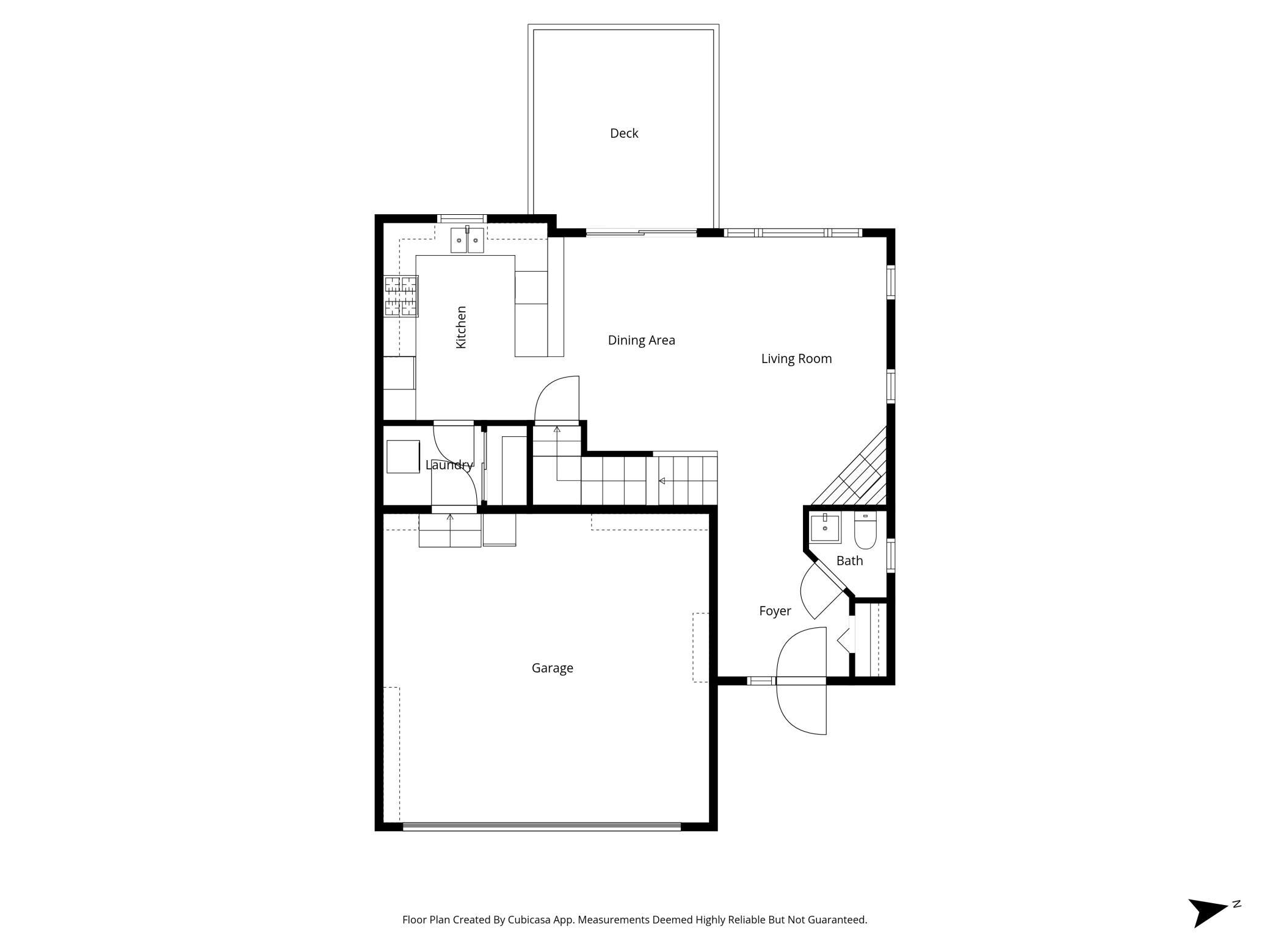 Main level floor plan