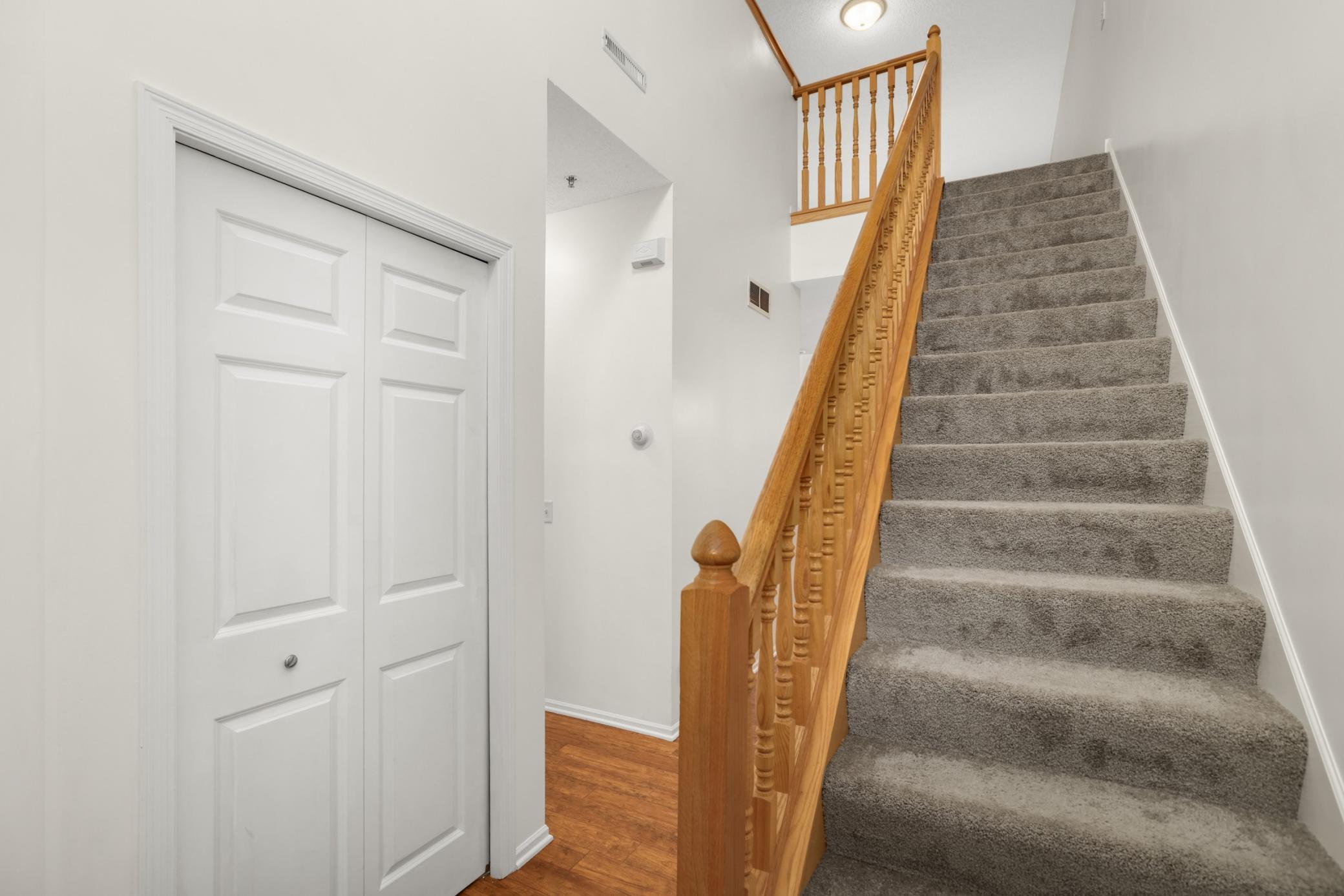 Heading upstairs...