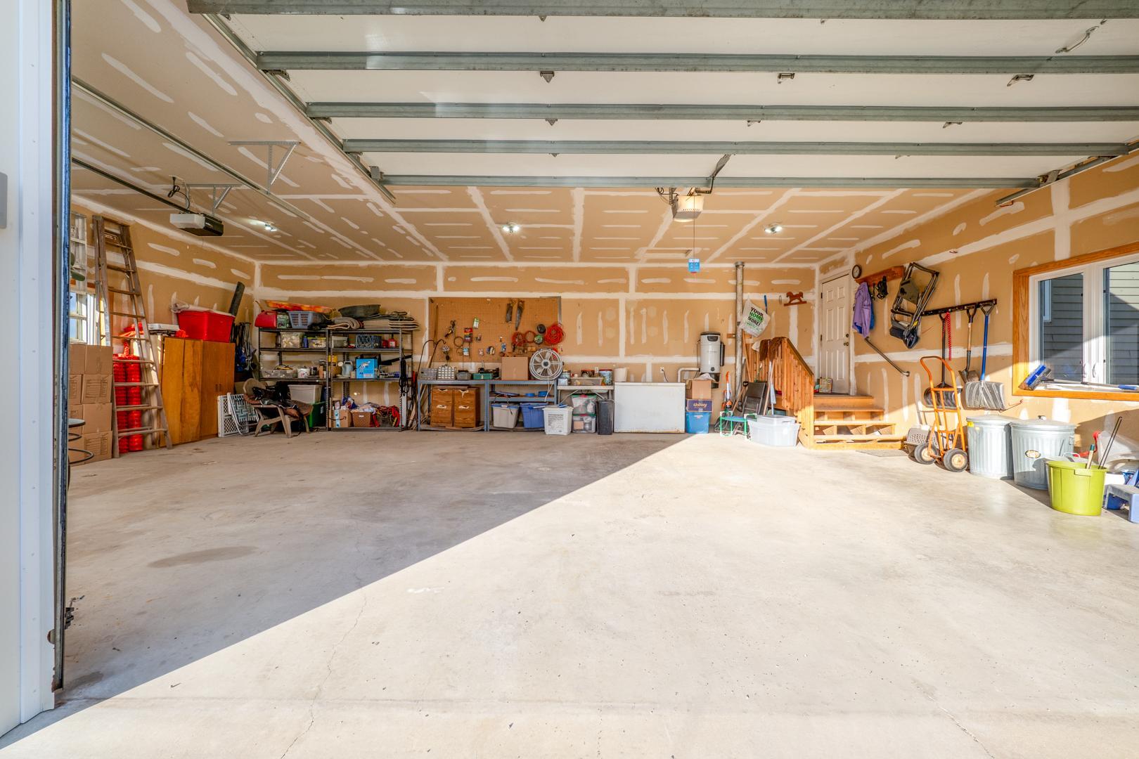 Three car garage