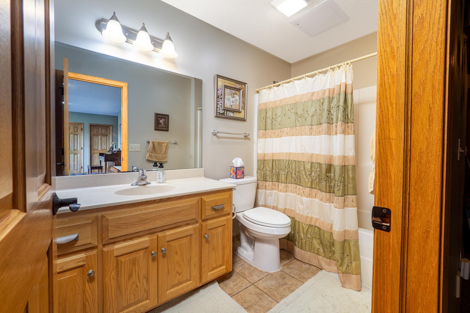 Lower level full bath