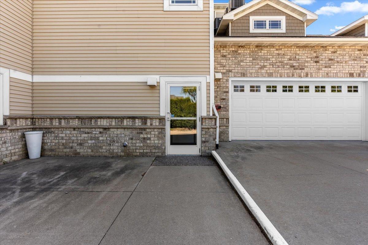 Side entrance