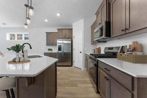 Beautiful Kitchen Cabinets- corner Pantry- representational photo