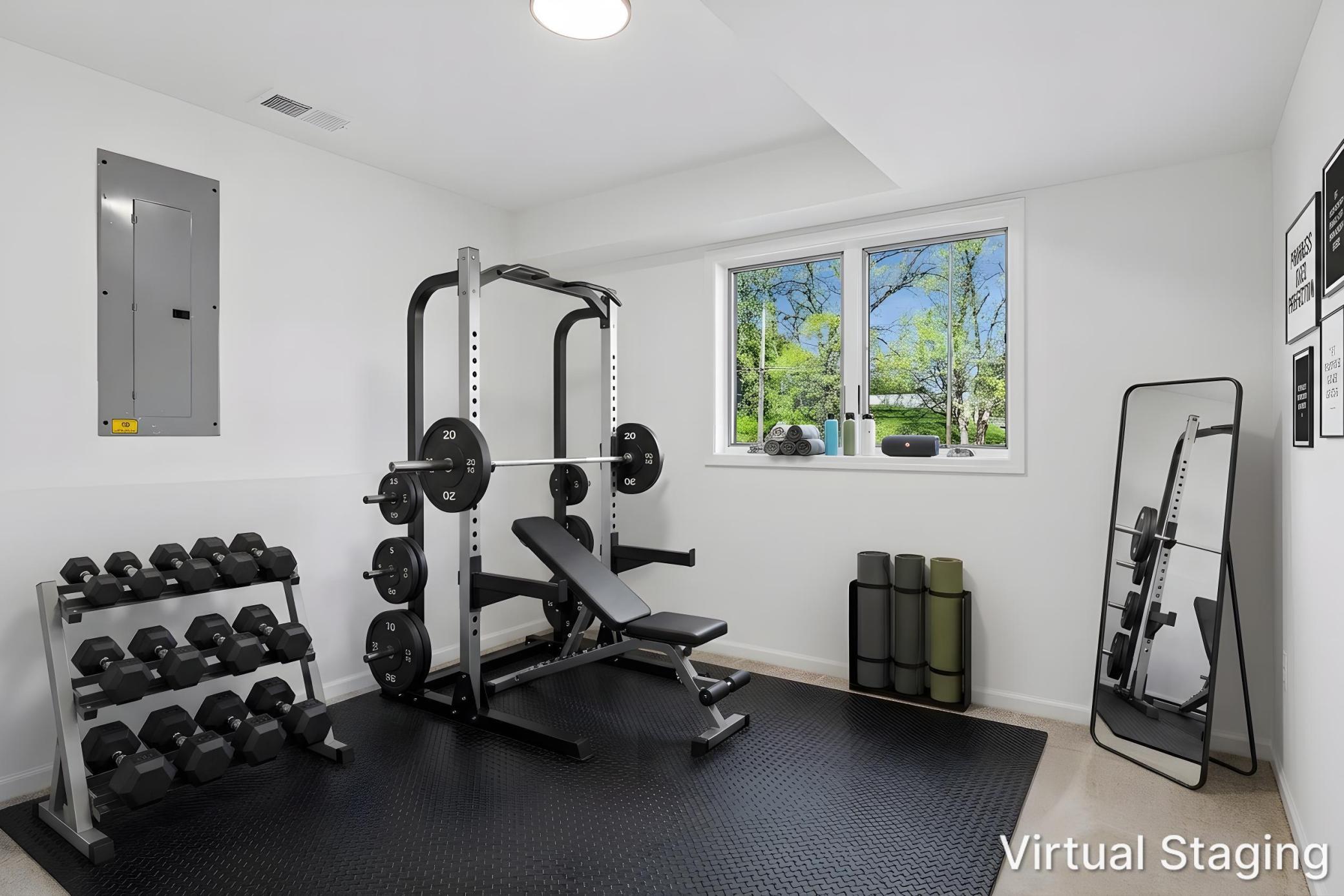 Basement Bedroom/Gym