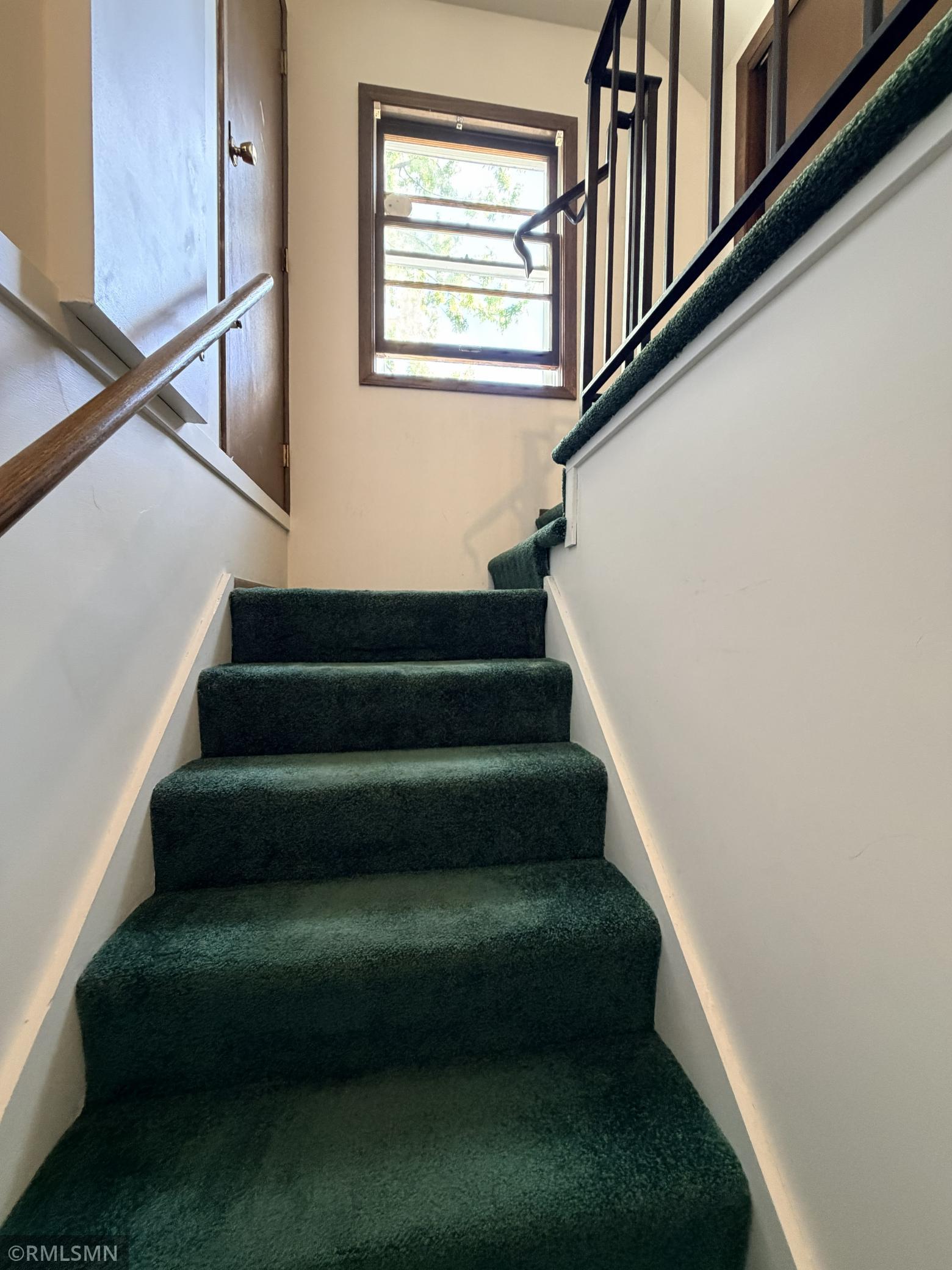 Steps to upper level!