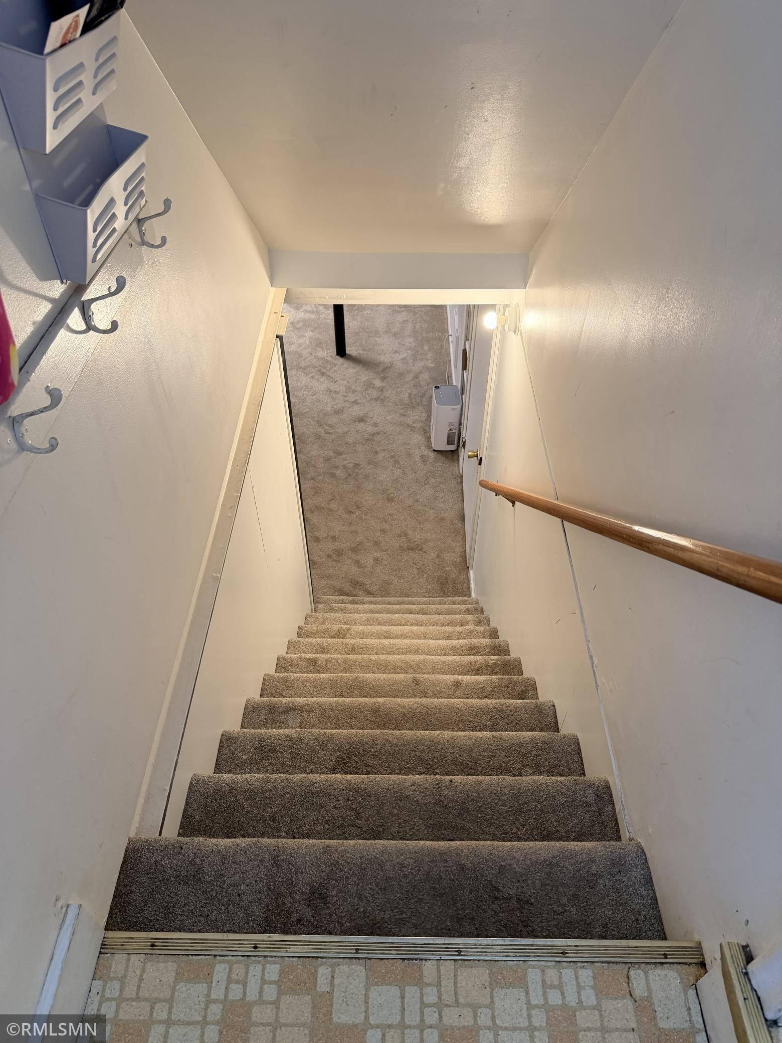 Steps to the lower level!